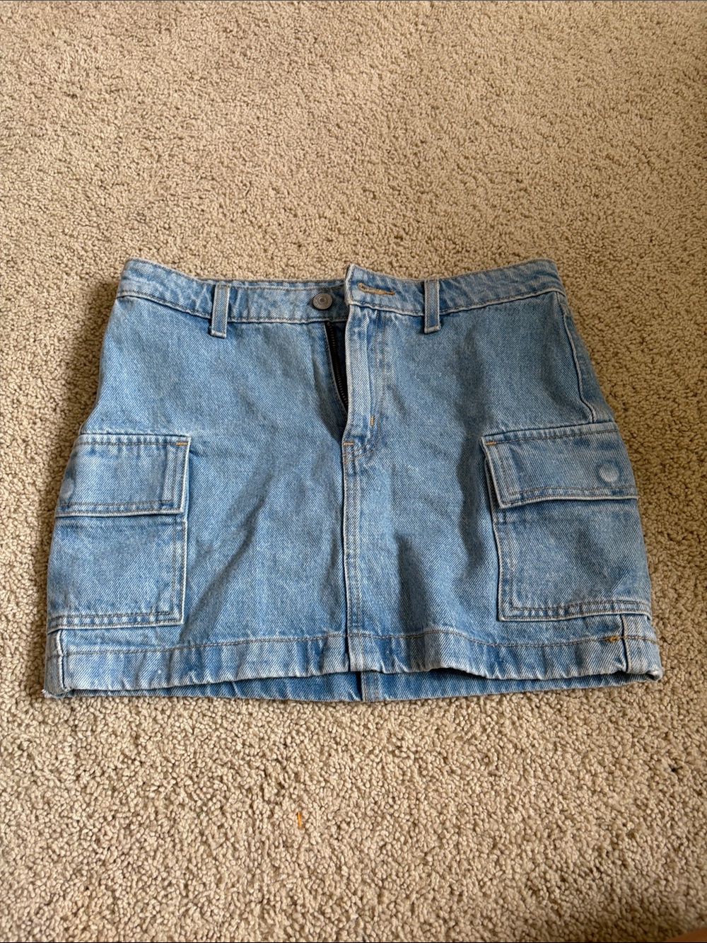 Levi's Light Blue Denim Mini Skirt
